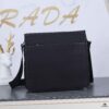 6930b63a6e68136f4d9adfda PRADA Men's Shoulder Bag, Classic Bestseller Model, Lightweight Original Waterproof Fabric, High-Quality Craftsmanship, 2VG953 Size: W31 x H29 x D7