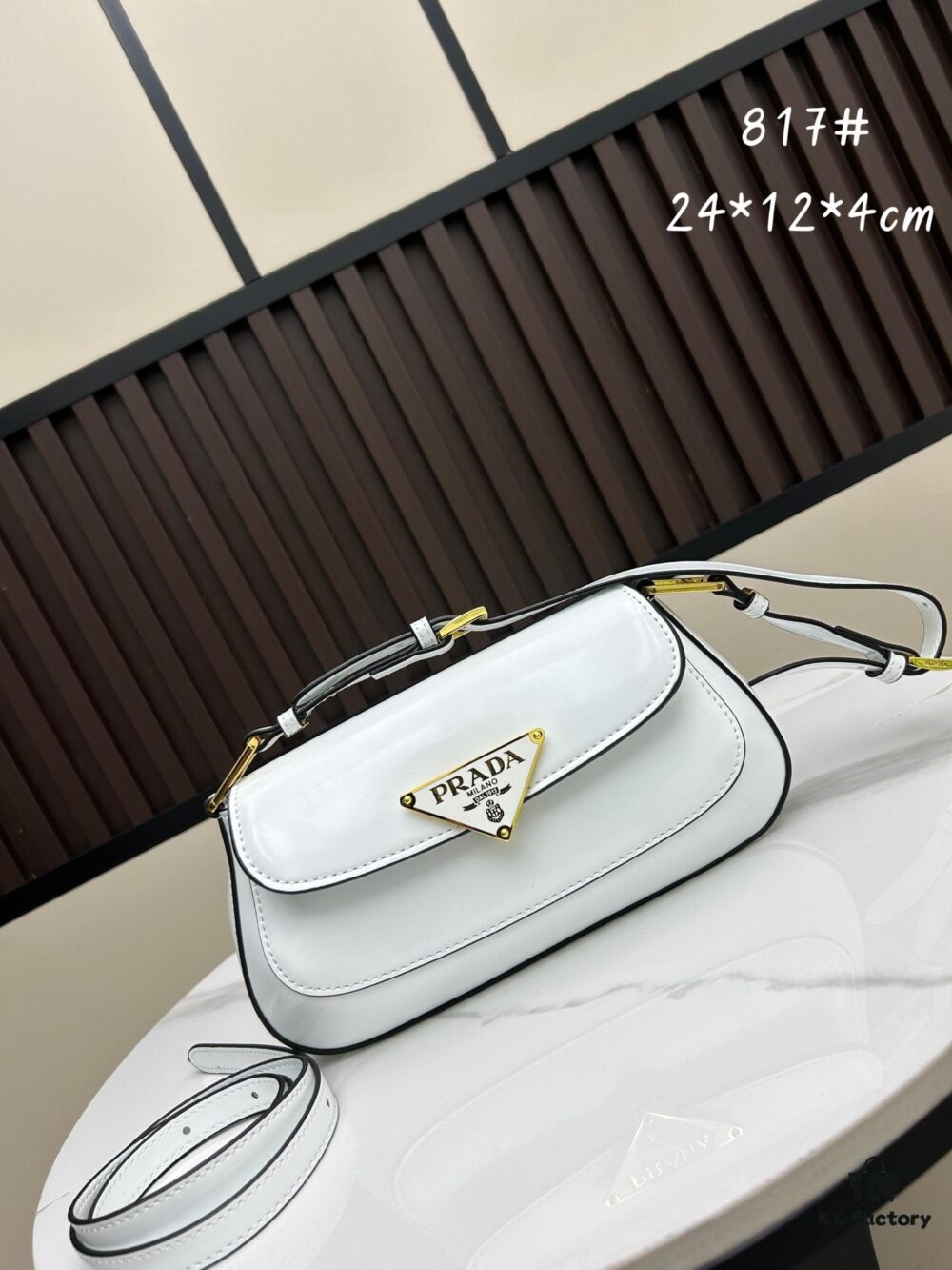 6930b6596e68136f4d9ae00b PRADA New Baguette Crossbody Bag in Cowhide (Box Included) Size 24x12x4, Model No. 817