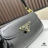 6930b65c6e68136f4d9ae00f PRADA New Style Baguette Crossbody Bag (With Box) Size 24x12x4, Model No. 817, Full Grain Leather Version