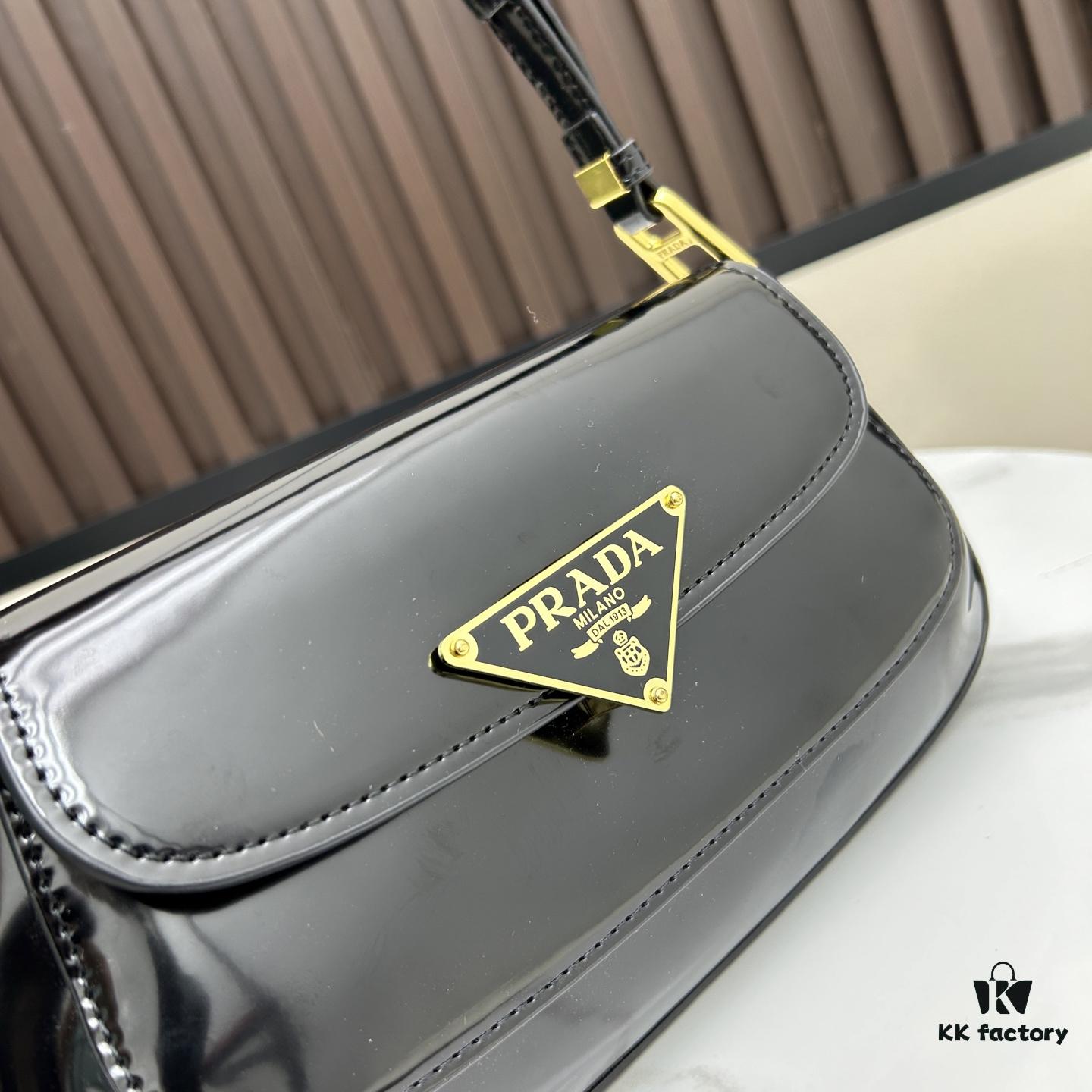 6930b65c6e68136f4d9ae00f PRADA New Style Baguette Crossbody Bag (With Box) Size 24x12x4, Model No. 817, Full Grain Leather Version
