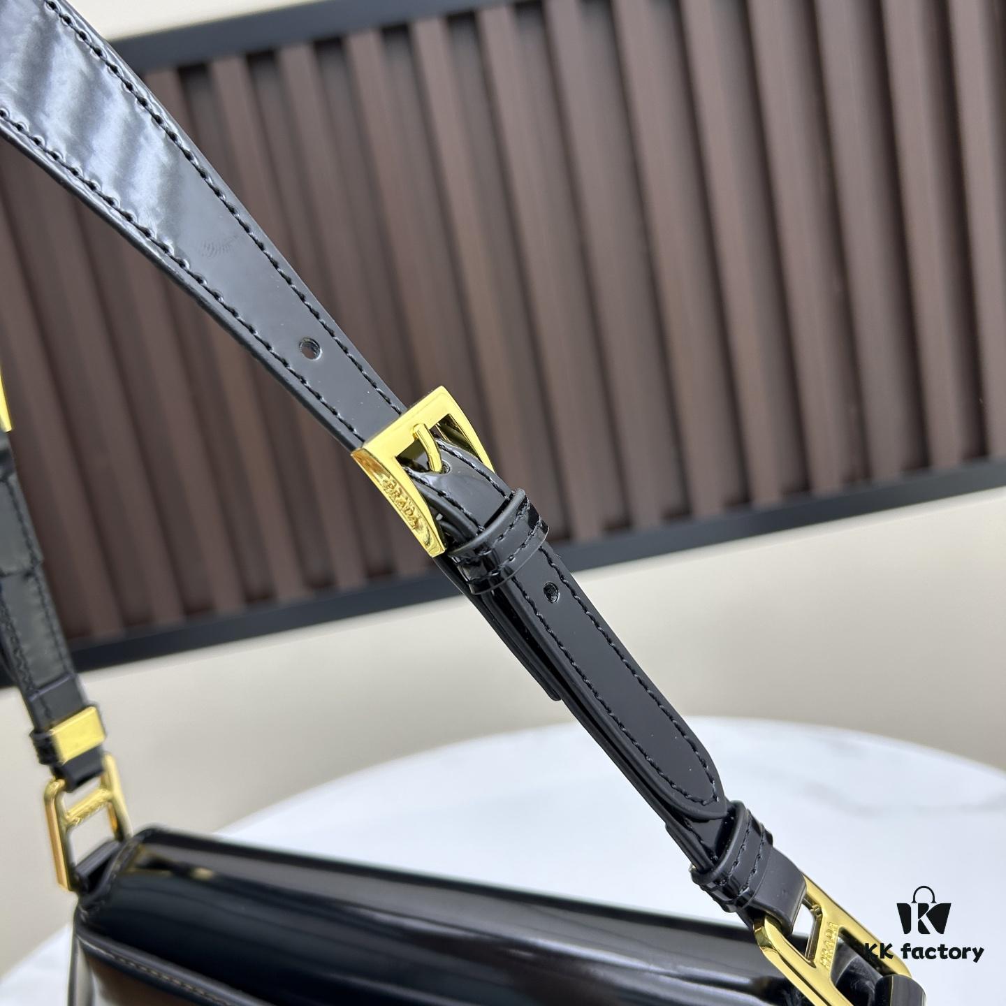 6930b65c6e68136f4d9ae012 PRADA New Style Baguette Crossbody Bag (With Box) Size 24x12x4, Model No. 817, Full Grain Leather Version