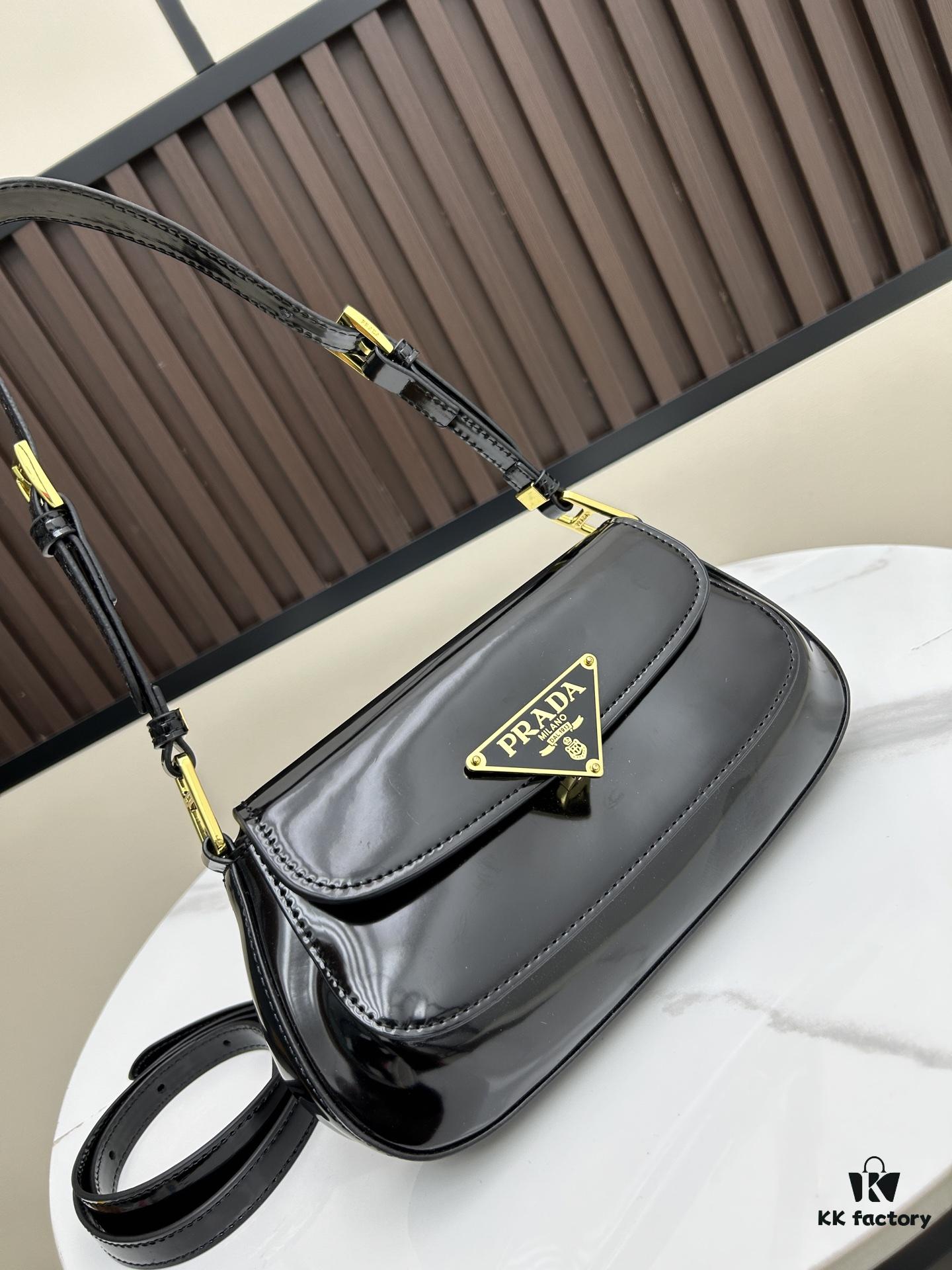 6930b65d6e68136f4d9ae013 PRADA New Style Baguette Crossbody Bag (With Box) Size 24x12x4, Model No. 817, Full Grain Leather Version
