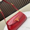 6930b6616e68136f4d9ae016 PRADA New Baguette Crossbody Bag (Box Included) Size 24x12x4, Model No. 817, Calfskin Version