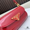 6930b6626e68136f4d9ae019 PRADA New Baguette Crossbody Bag (Box Included) Size 24x12x4, Model No. 817, Calfskin Version