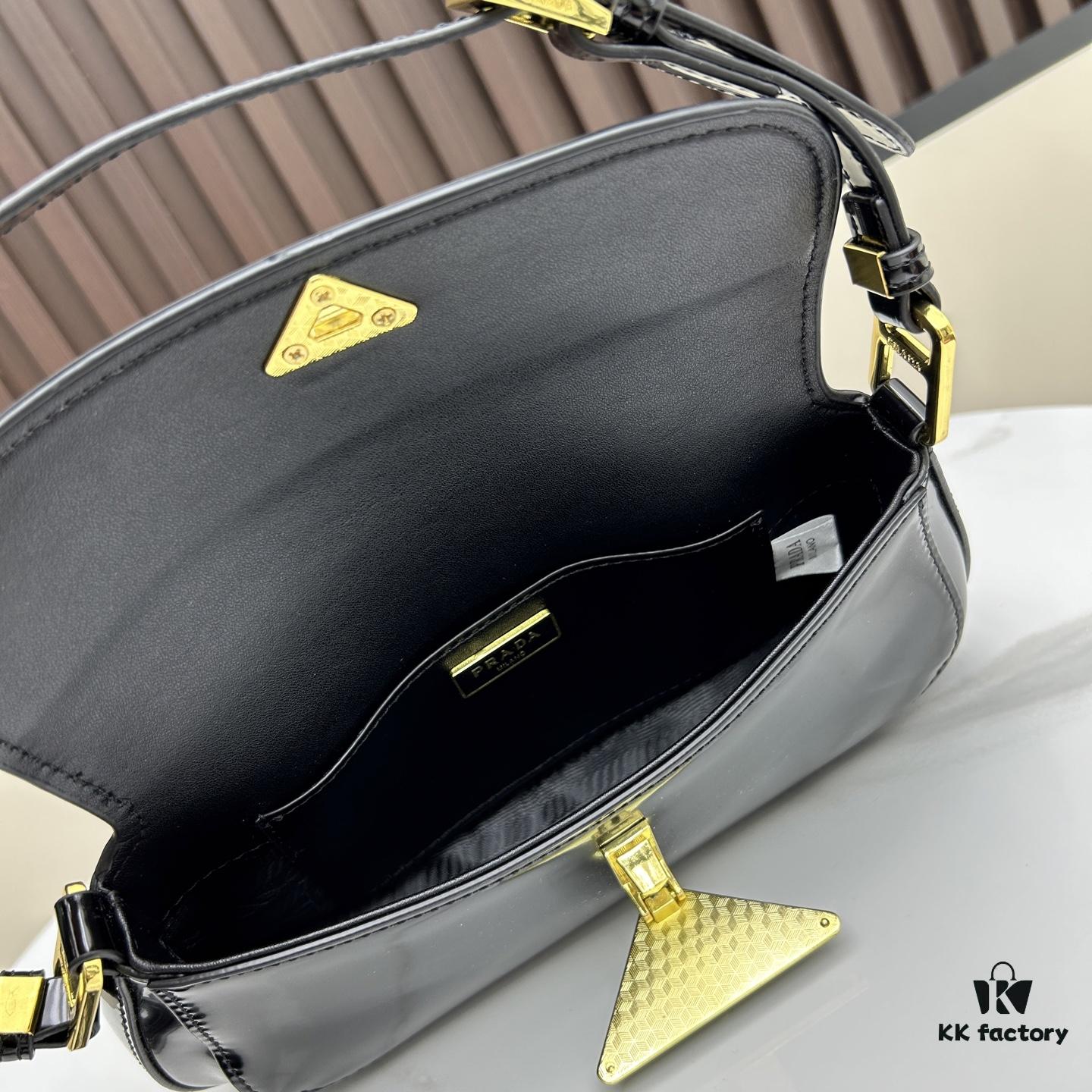 6930b6656e68136f4d9ae01d PRADA New Style Baguette Crossbody Bag (With Box) Size 24x12x4, Model No. 817, Full Grain Leather Version