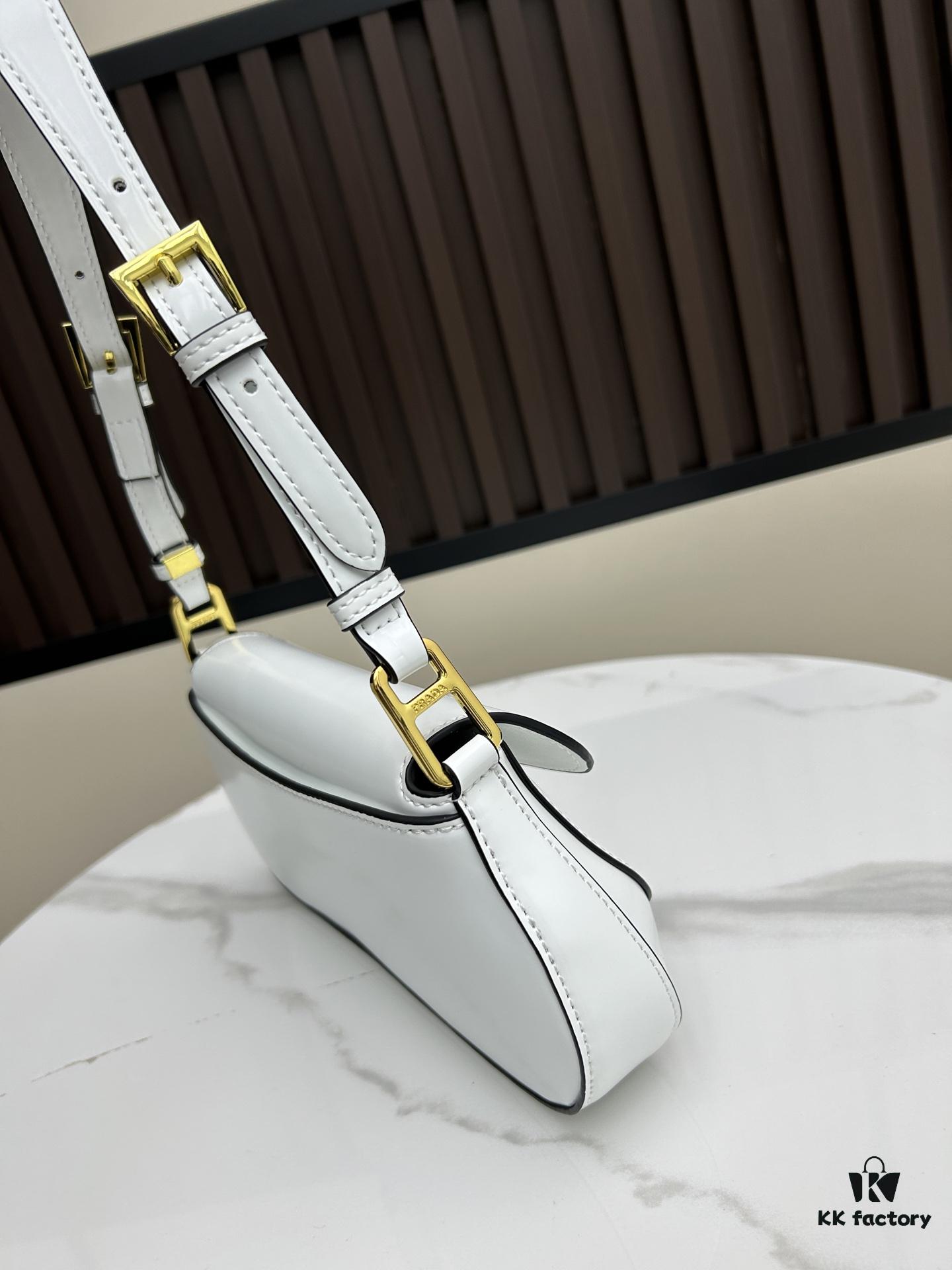 6930b6666e68136f4d9ae01e PRADA New Baguette Crossbody Bag in Cowhide (Box Included) Size 24x12x4, Model No. 817