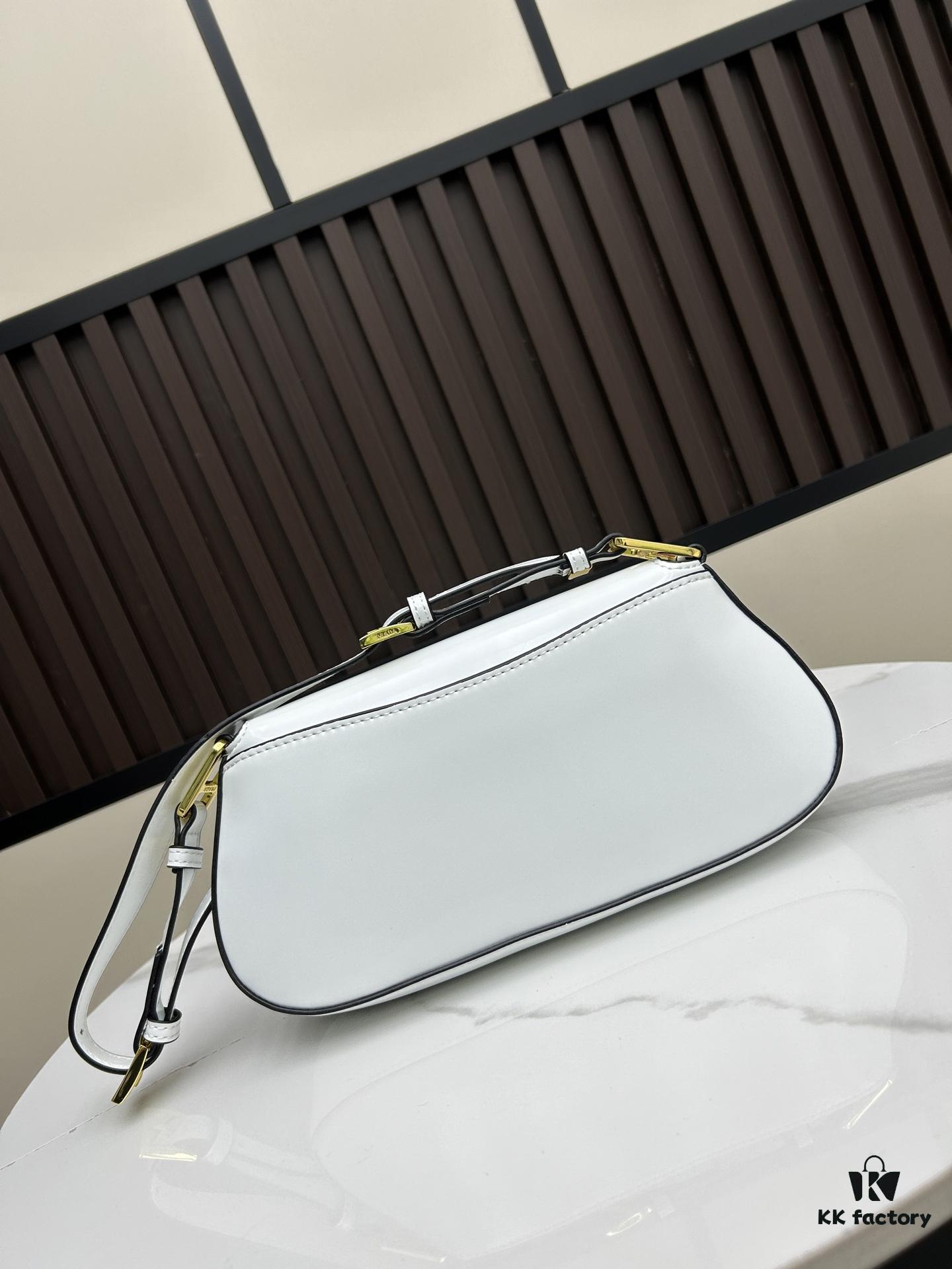 6930b6676e68136f4d9ae01f PRADA New Baguette Crossbody Bag in Cowhide (Box Included) Size 24x12x4, Model No. 817