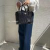 6930b66c6e68136f4d9ae02b Prada-Inspired Palm Leaf and Leather Woven Tote Bag – Vacation-Ready Fashion, Handheld or Shoulder Carry