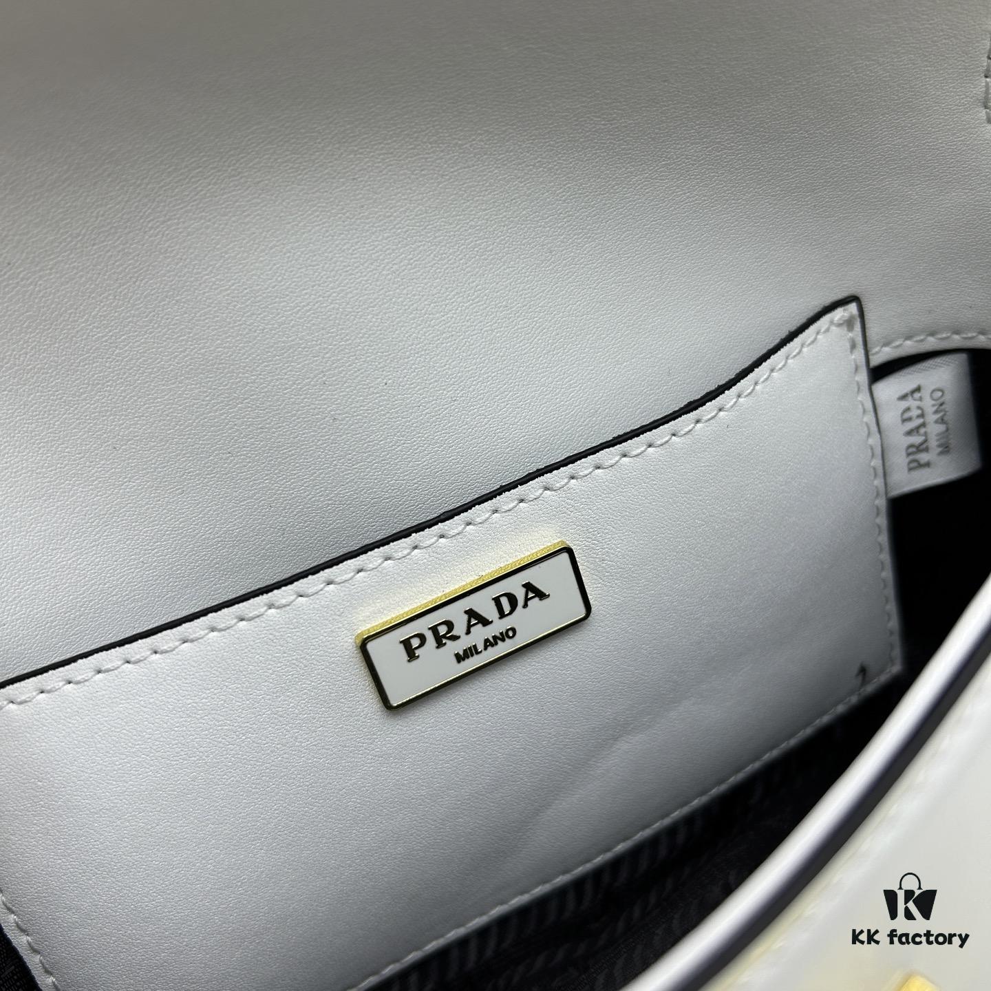 6930b66e6e68136f4d9ae02f PRADA New Baguette Crossbody Bag in Cowhide (Box Included) Size 24x12x4, Model No. 817