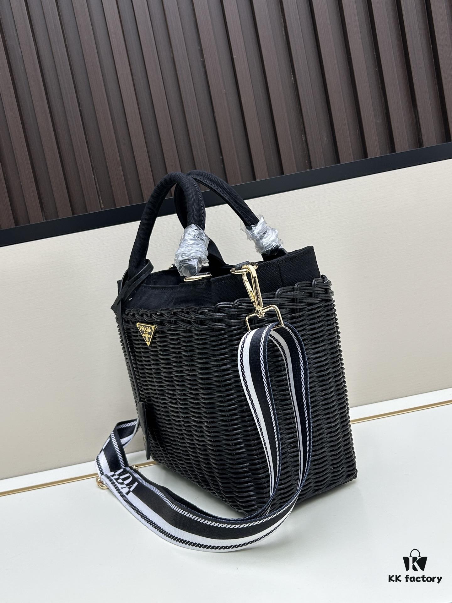 6930b67b6e68136f4d9ae043 Prada-style Palm Leaf & Cowhide Woven Tote Bag – Premium Quality, Handheld or Shoulder Carry