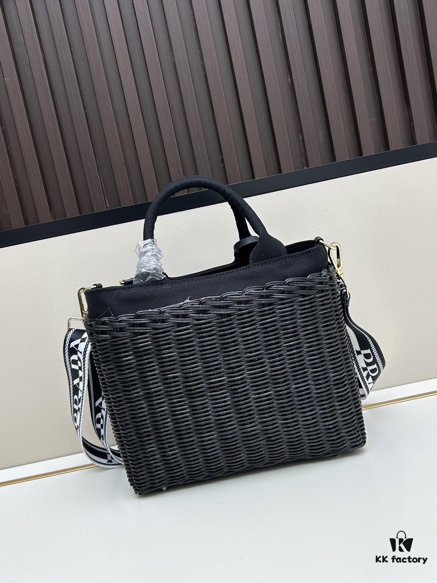 6930b67b6e68136f4d9ae044 Prada-style Palm Leaf & Cowhide Woven Tote Bag – Premium Quality, Handheld or Shoulder Carry