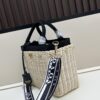 6930b6806e68136f4d9ae04b Prada-Inspired Wicker Basket Bag – Stylish Vacation Essential, Handwoven with Palm Leaf and Genuine Leather, Top-Quality Hardware, Classic Logo Design