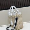 6930b6836e68136f4d9ae050 Prada-Inspired Palm Leaf and Leather Woven Tote Bag – Vacation-Ready Fashion, Handheld or Shoulder Carry