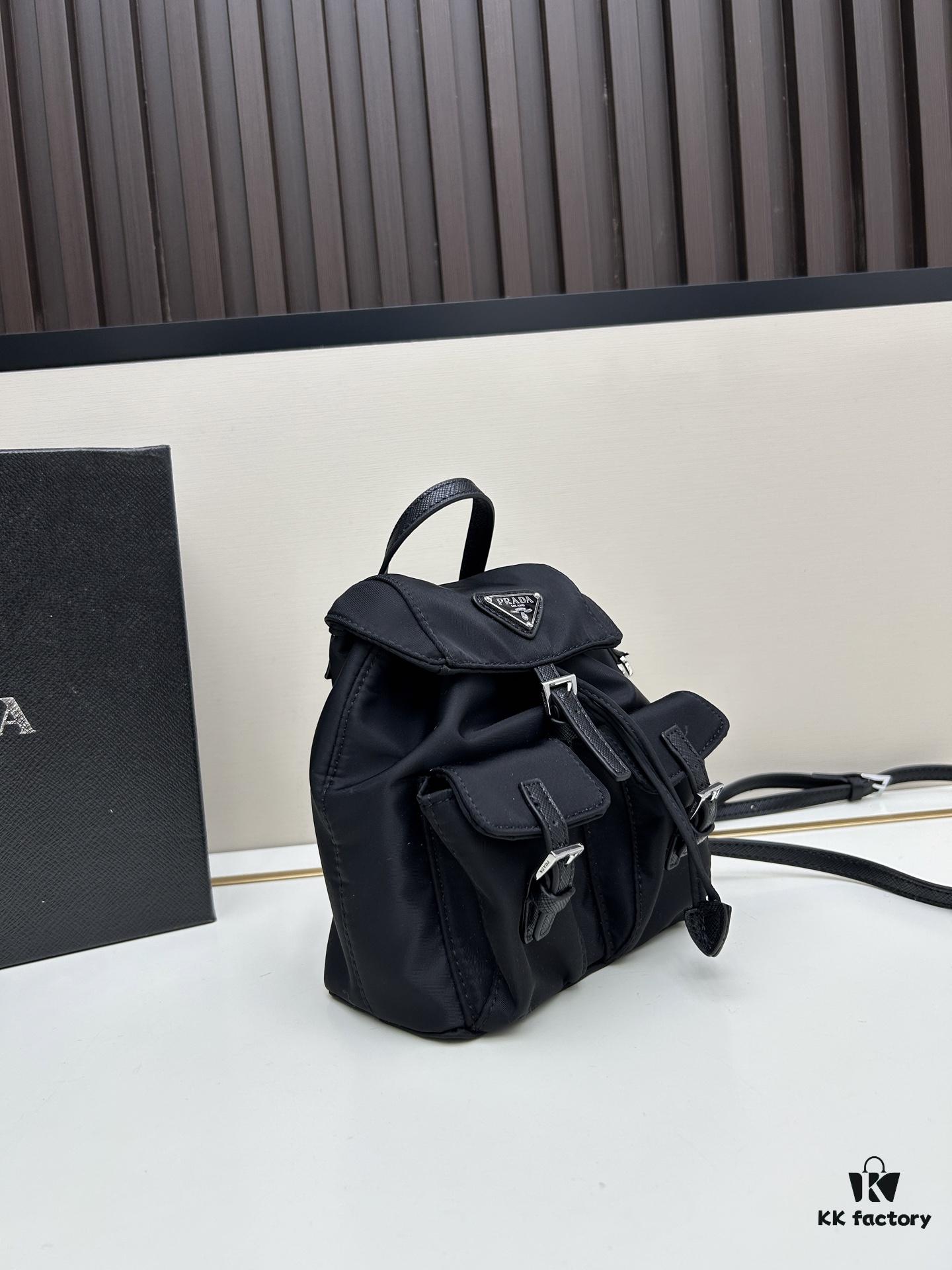 6930b6bc6e68136f4d9ae0af Prada Silver Logo Parachute Backpack – A Lifetime Companion