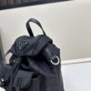 6930b6bf6e68136f4d9ae0b3 Prada Silver Logo Parachute Backpack – A Lifetime Companion
