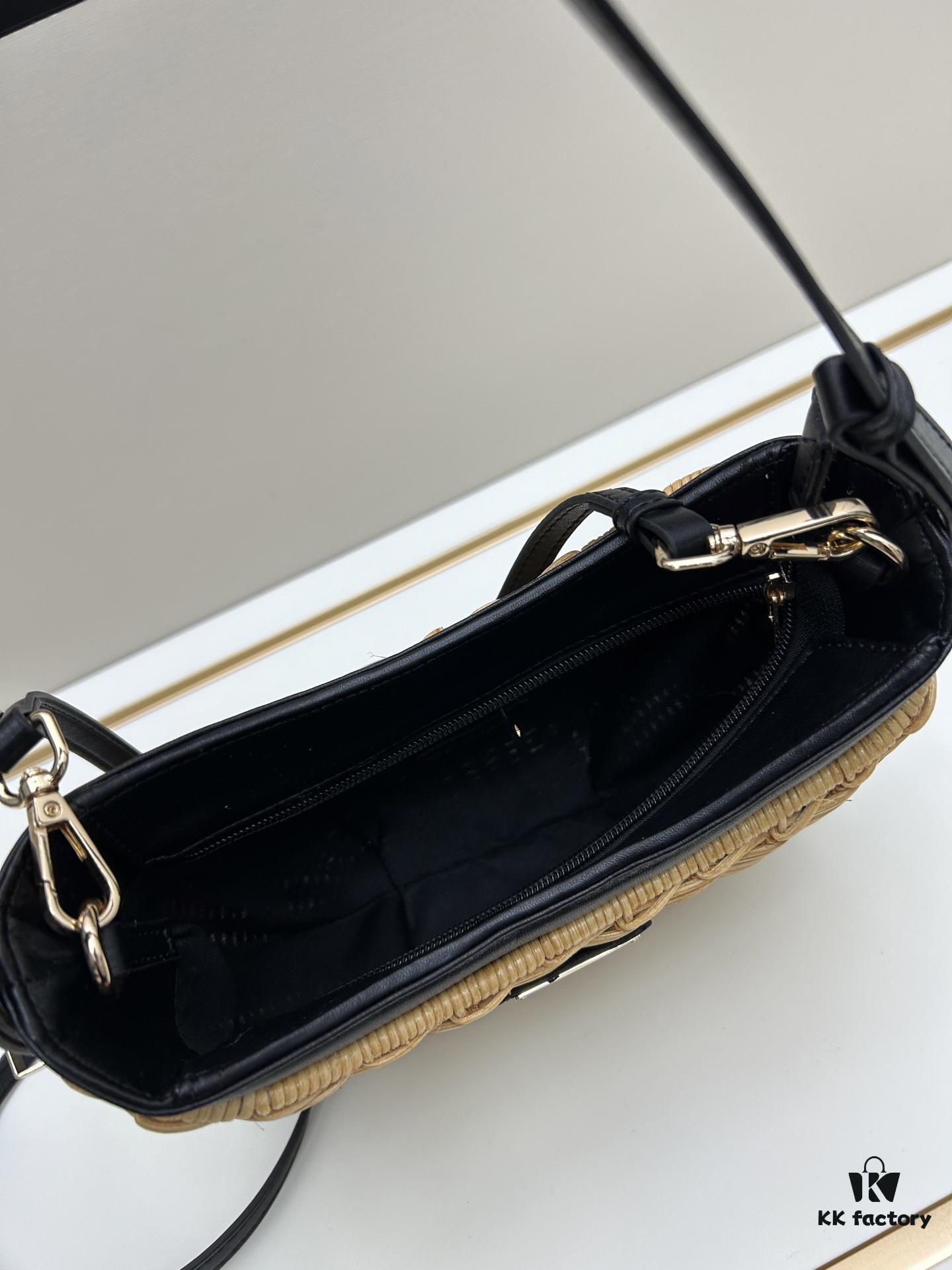 6930b6c96e68136f4d9ae0c4 PRADA Woven Style Chic Bag with Box - Casual and Elegant