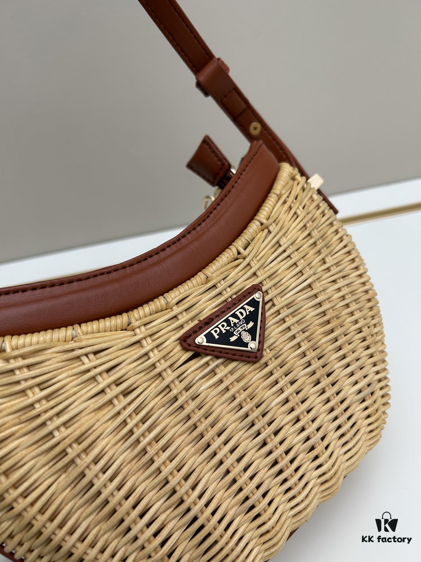6930b6cd6e68136f4d9ae0c7 Box Included, PRADA Woven Style Beautiful Bag – Casual and Elegant