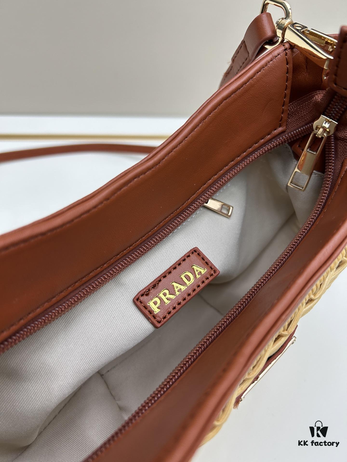 6930b6cf6e68136f4d9ae0cc Box Included, PRADA Woven Style Beautiful Bag – Casual and Elegant