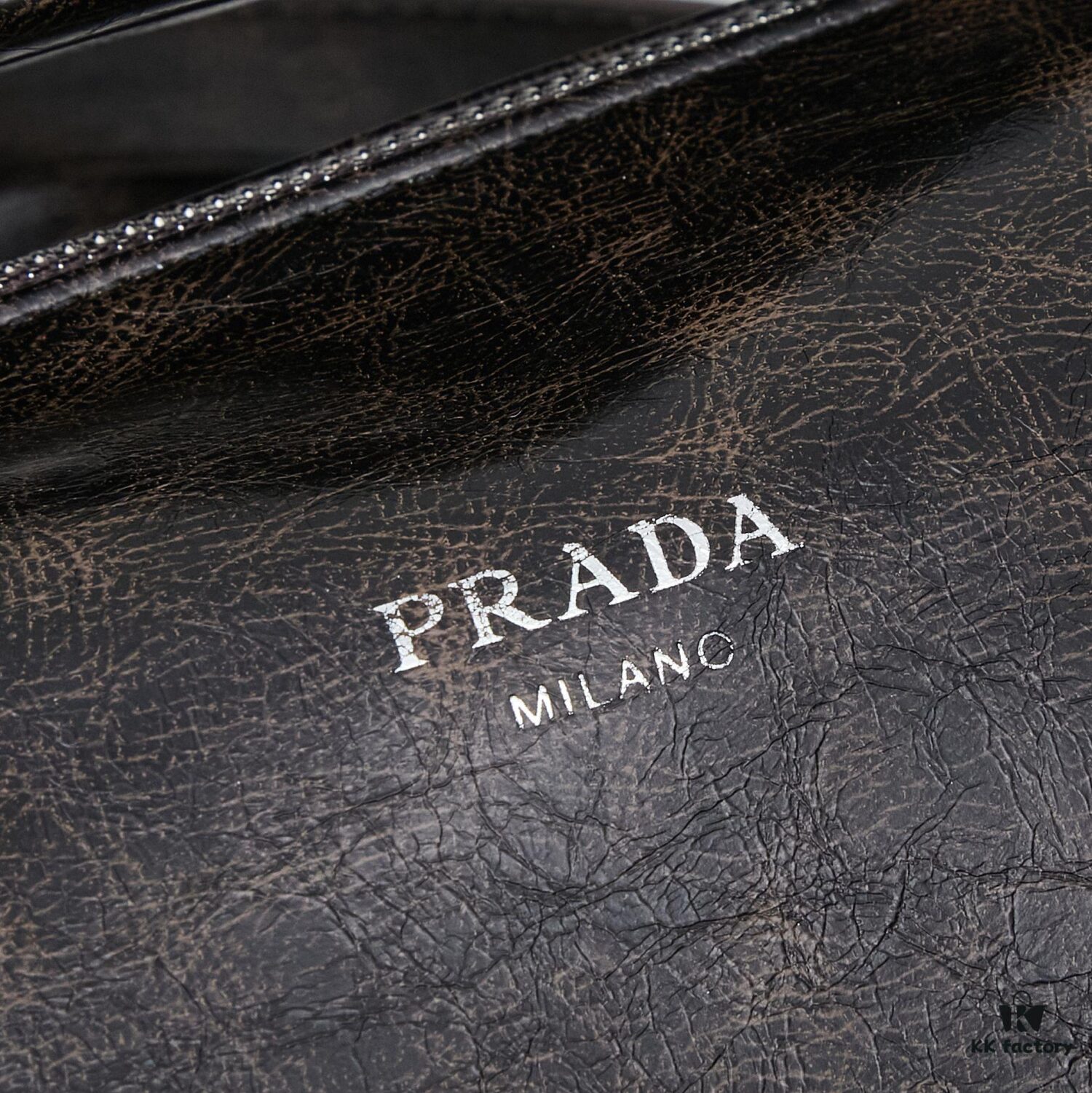 6930b6dc6e68136f4d9ae0da PRADA 25 Runway Edition Unisex Distressed Wax Leather Boston Bag