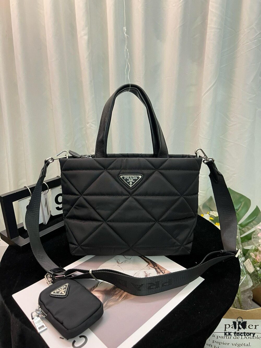 6930b6df6e68136f4d9ae0df Prada Prada Parachute Fabric Counter Hot Series with Small Bag Crossbody Bag Multi-functional Unisex Style Popular Among Numerous Celebrities Original Fabric
