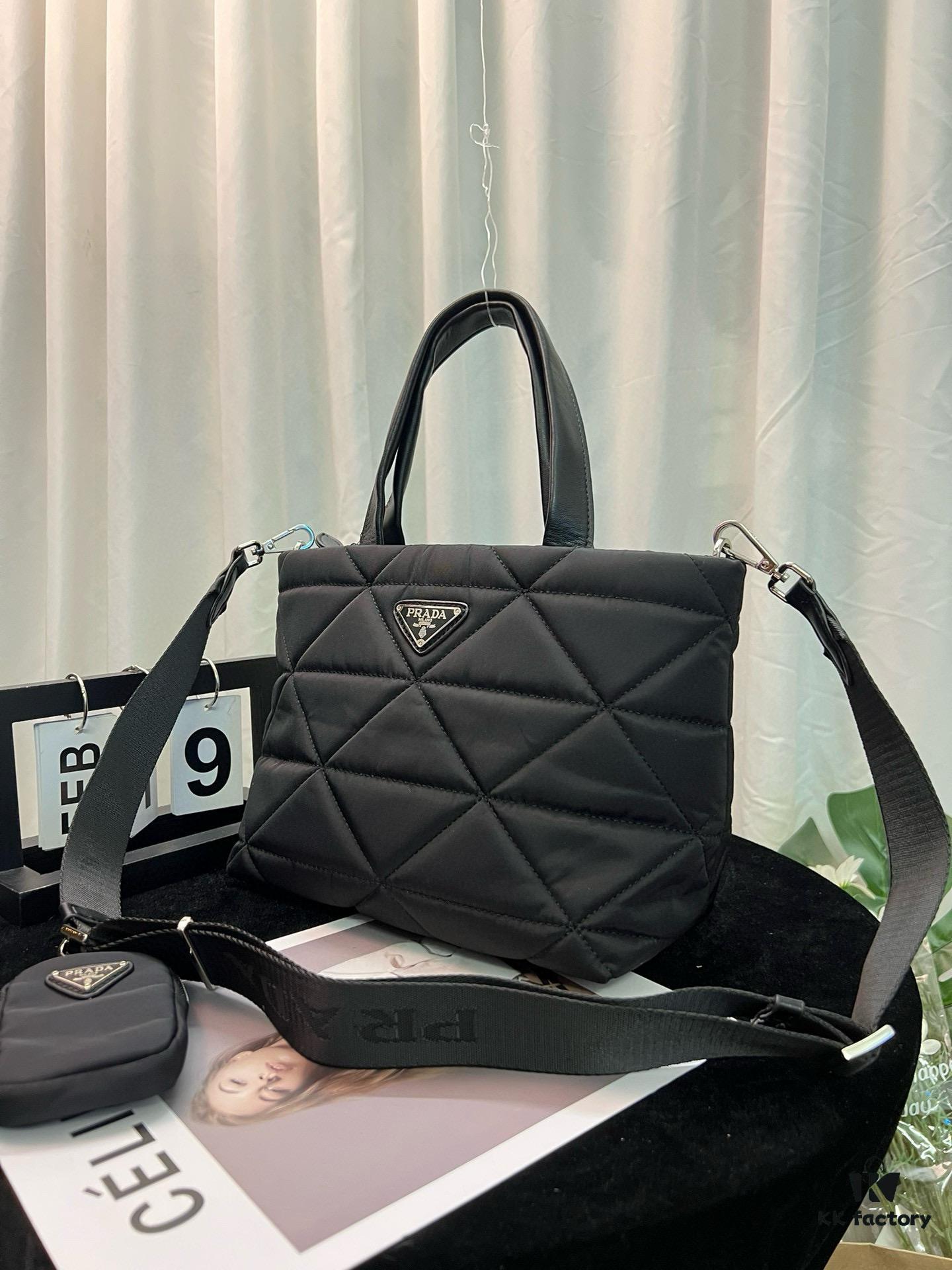 6930b6e46e68136f4d9ae0e8 Prada Prada Parachute Fabric Counter Hot Series with Small Bag Crossbody Bag Multi-functional Unisex Style Popular Among Numerous Celebrities Original Fabric
