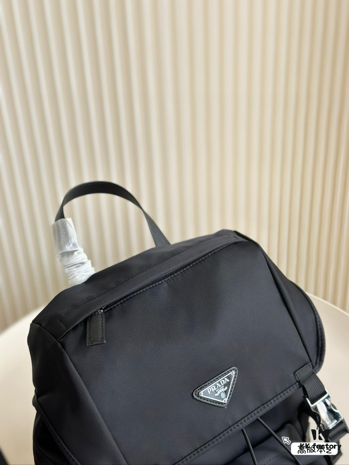6930b6e76e68136f4d9ae0ee Prada Re-Nylon Nylon Backpack 💼 Drawstring Flap Unisex Bag Original Waterproof Fabric 🌈