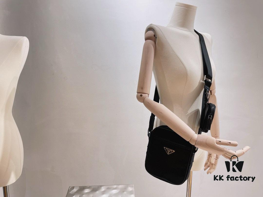 Prada Nylon Dual-Function Crossbody Bag