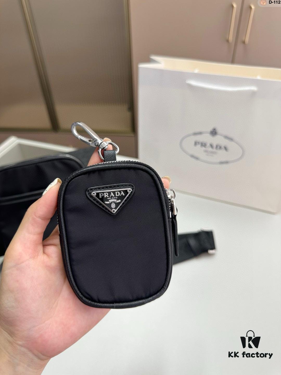 Prada Nylon Dual-Function Crossbody Bag