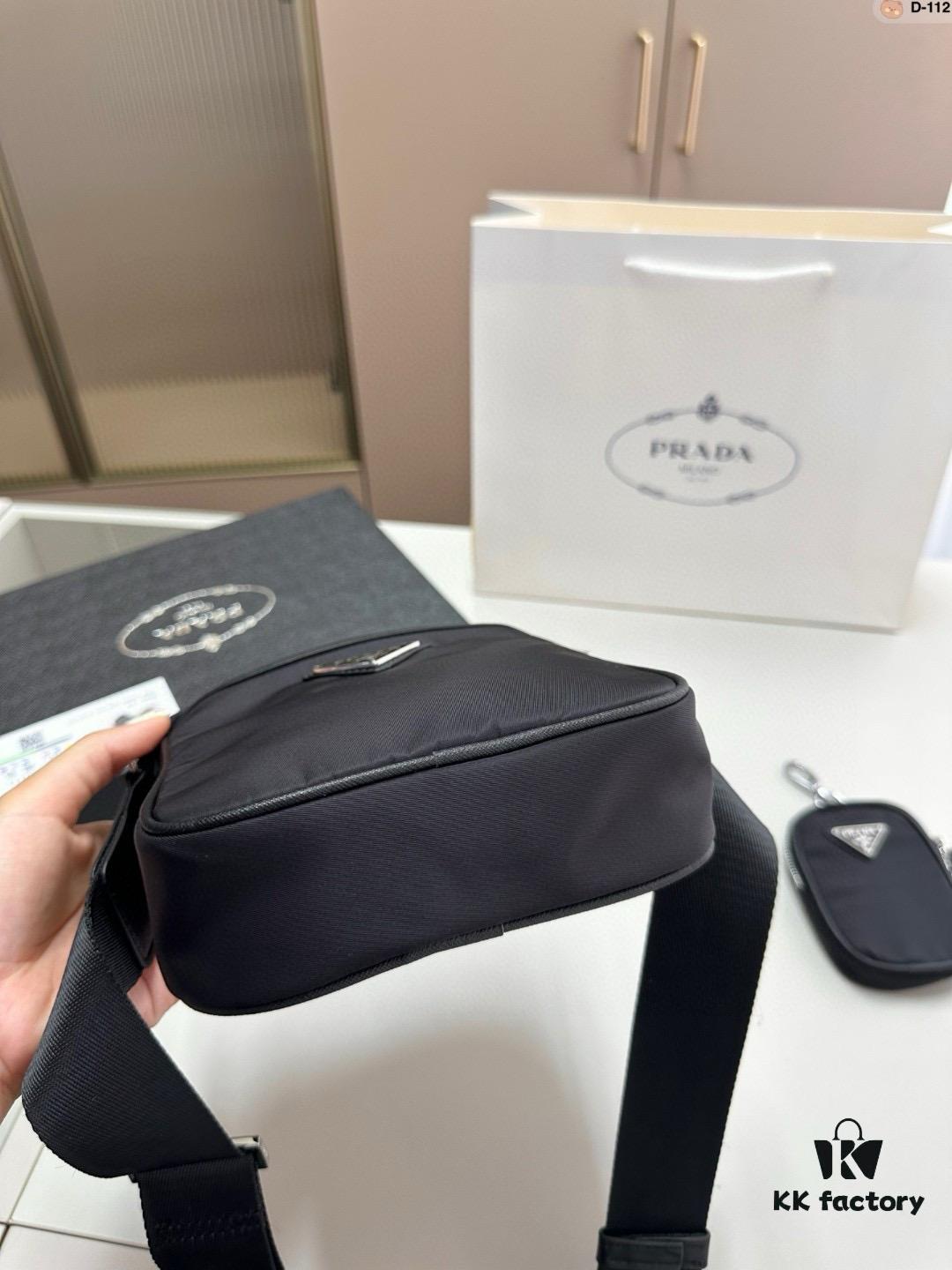 Prada Nylon Dual-Function Crossbody Bag