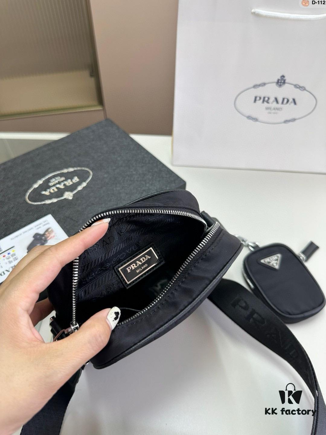 Prada Nylon Dual-Function Crossbody Bag