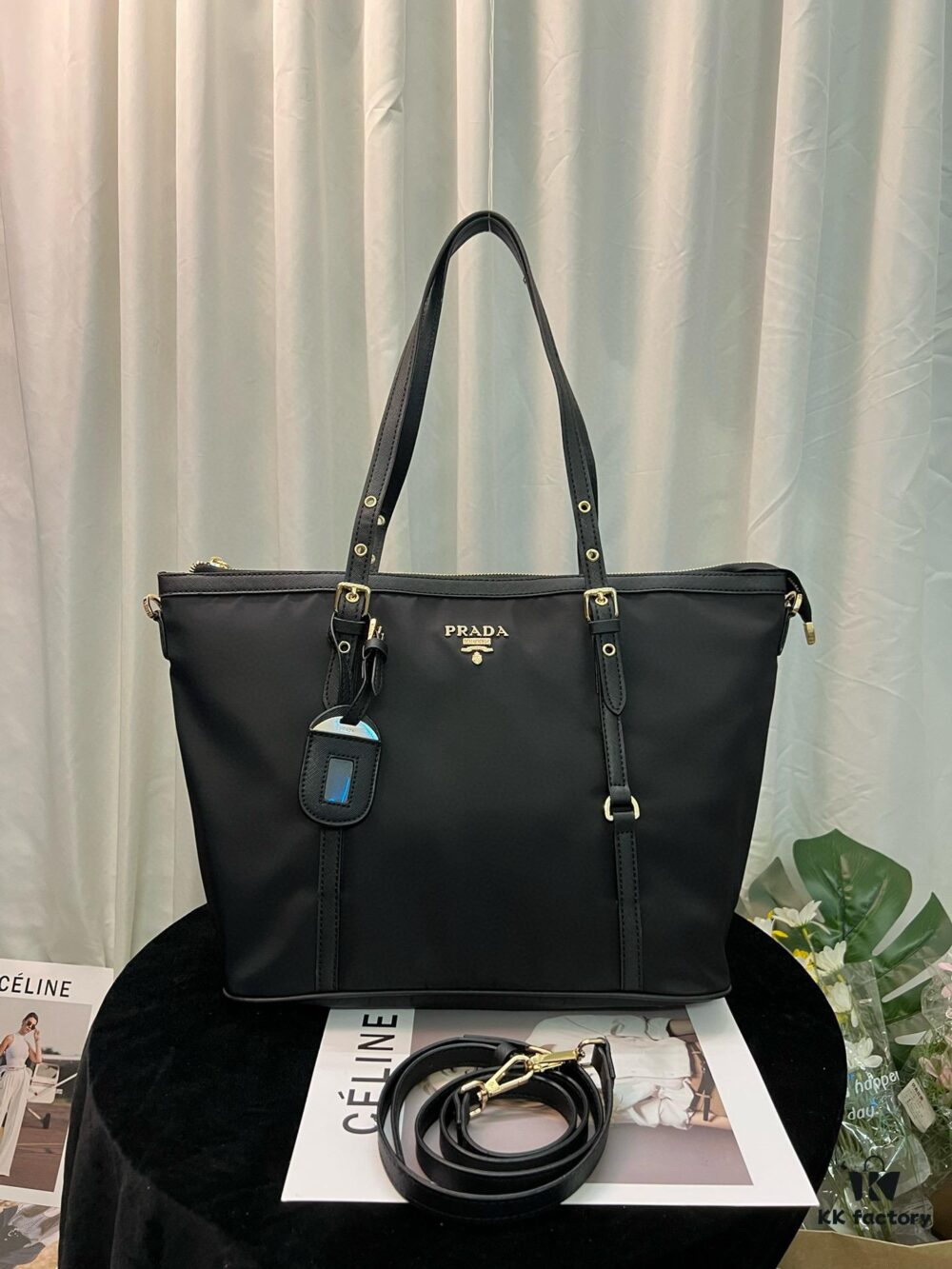 6930b6f86e68136f4d9ae10f Prada Nylon Tote Bag Size 35.28