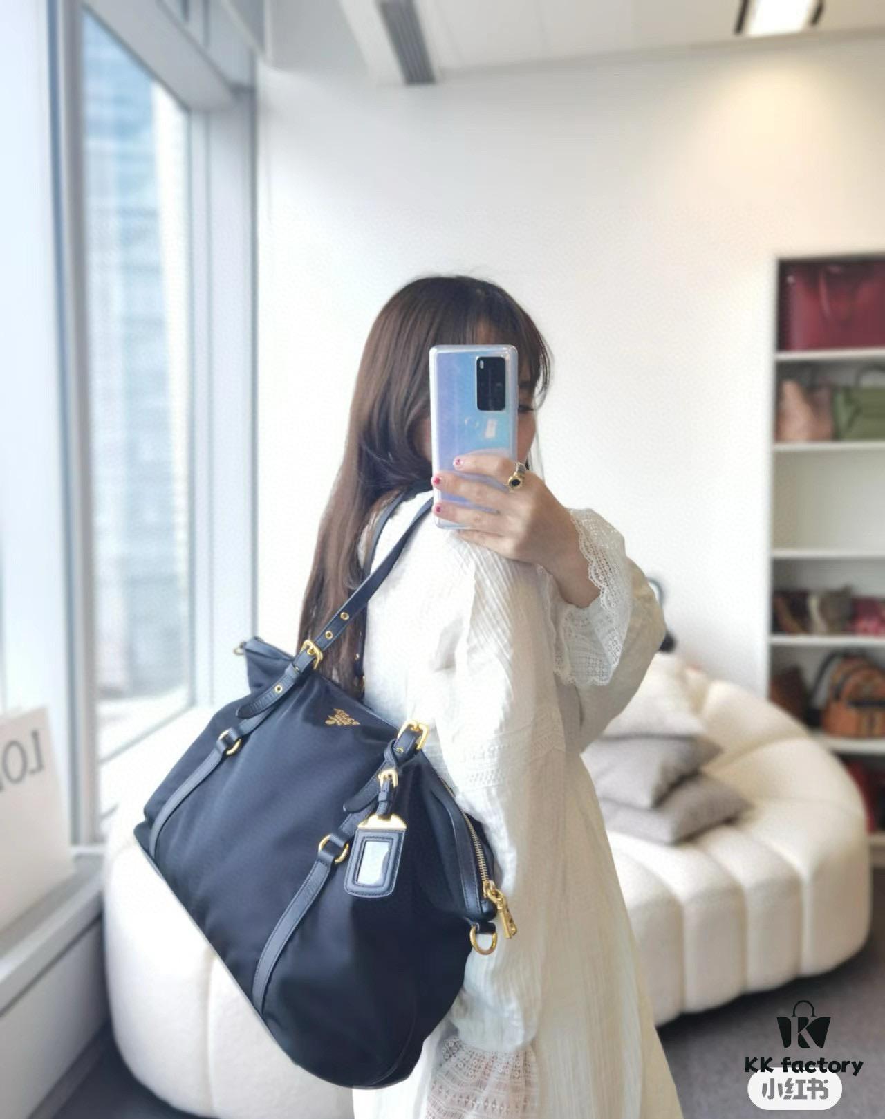 6930b6fb6e68136f4d9ae114 Prada Nylon Tote Bag Size 35.28