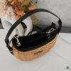 PRADA Woven Style Chic Bag with Box - Casual and Elegant
