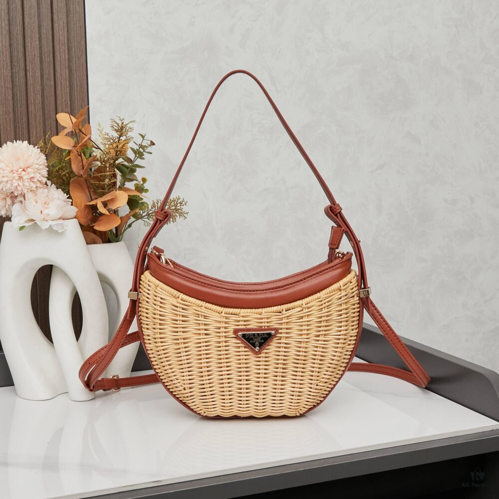 6930b7046e68136f4d9ae120 PRADA Woven Style Chic Bag with Box - Casual Elegance