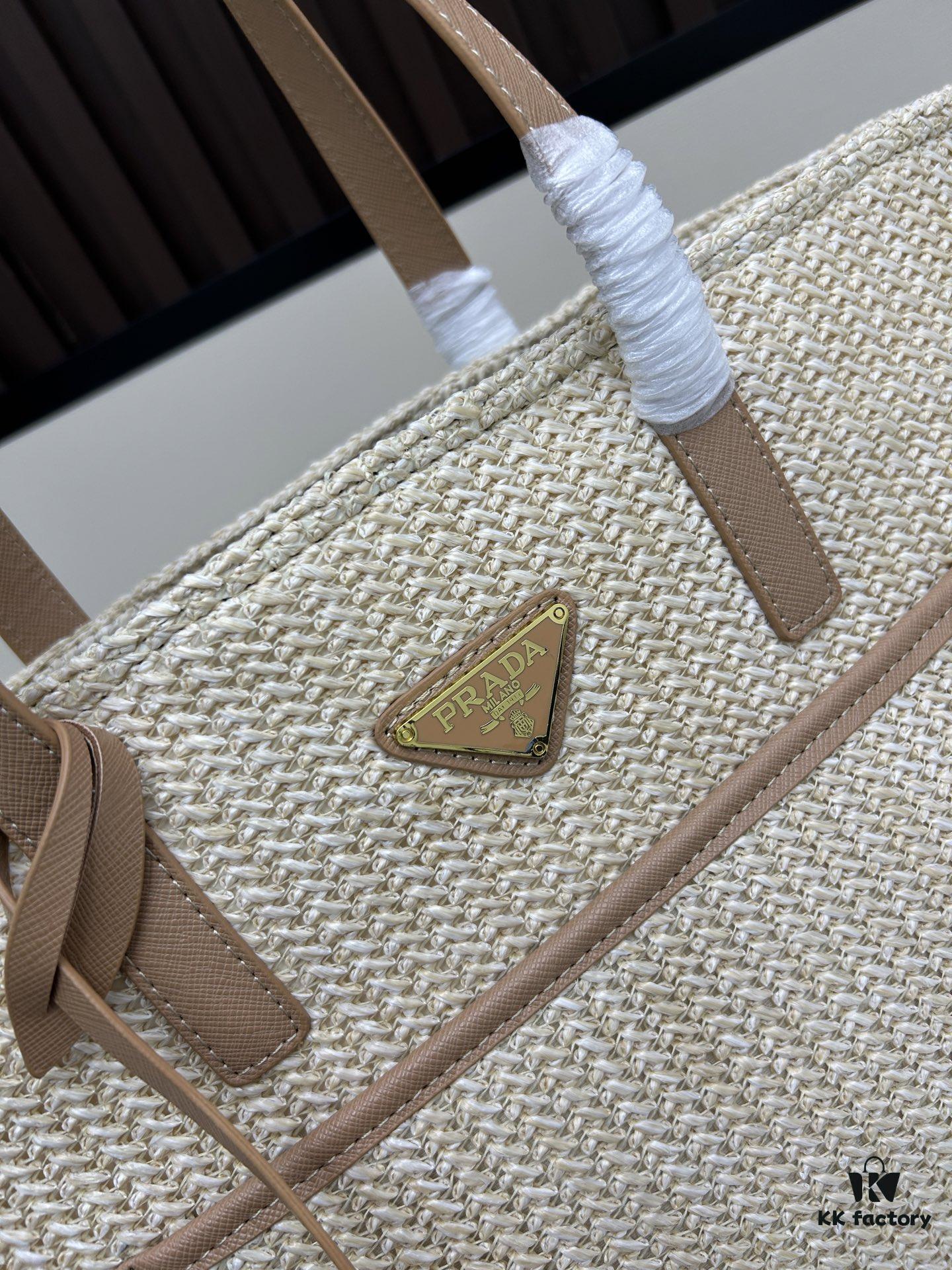 Prada Woven Straw Bag
