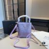 6930b7146e68136f4d9ae13c New Arrival - Upgraded Version, High-End Prada Limited Counter Bling Crystal Bucket Bag