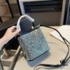 6930b7156e68136f4d9ae13f New Arrival - Upgraded Version, High-End Prada Limited Counter Bling Crystal Bucket Bag