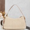 6930b71e6e68136f4d9ae14a Prada Wicker Underarm Bag with Box