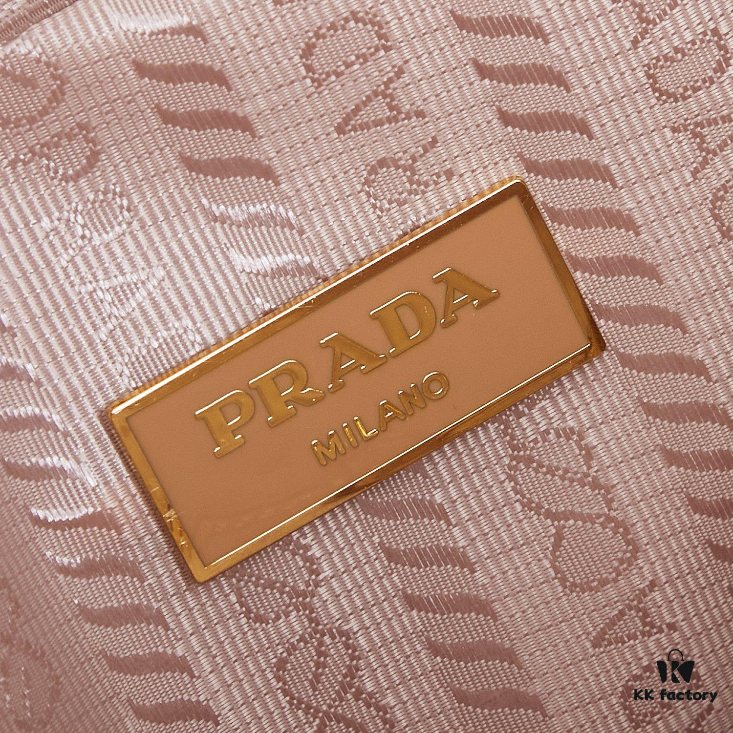 6930b7206e68136f4d9ae14e Prada Wicker Underarm Bag with Box