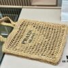 Prada Popular Tote Bag Rafia Style