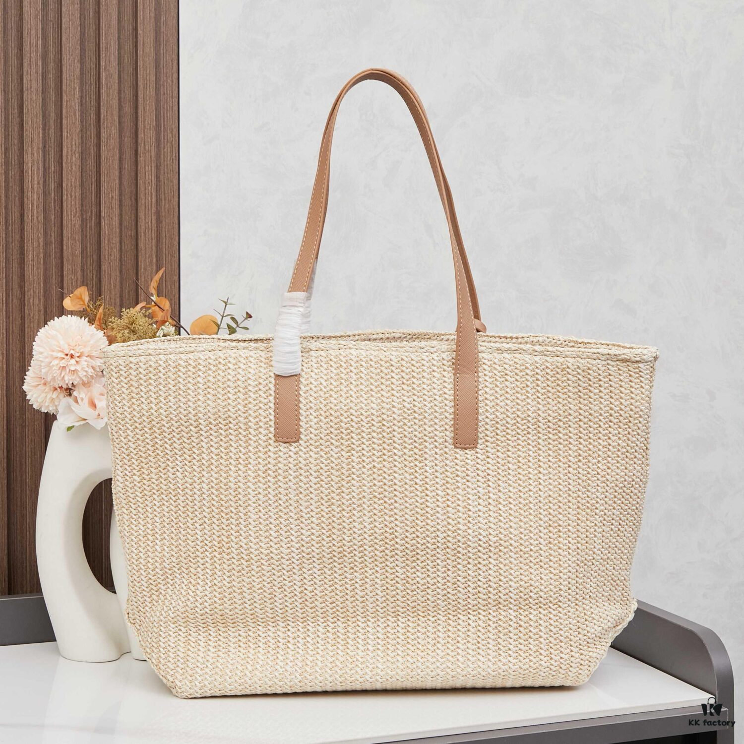 Prada Woven Straw Bag