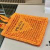 Prada Popular Tote Bag Rafia Style