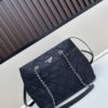 6930b7346e68136f4d9ae16c Prada Vintage Zipper Style Chain Quilted Crossbody Bag
