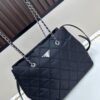 6930b7356e68136f4d9ae16d Prada Vintage Zipper Style Chain Quilted Crossbody Bag