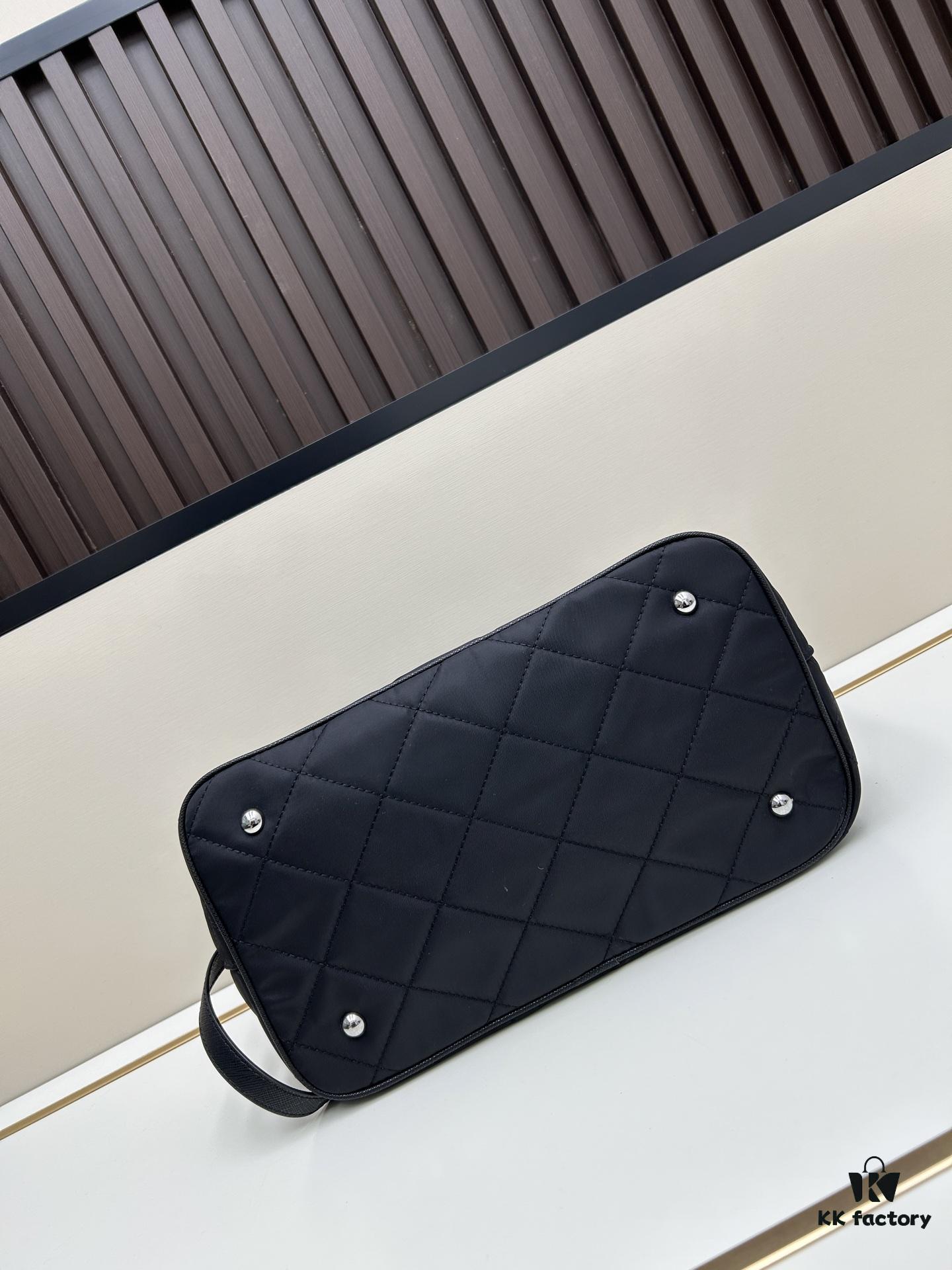 6930b7376e68136f4d9ae16f Prada Vintage Zipper Style Chain Quilted Crossbody Bag