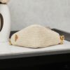 6930b7436e68136f4d9ae181 Prada Raffia Woven Triangle Bag with Box Packaging, 3D Logo, Lightweight Design, Metal Chain Included