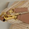6930b7456e68136f4d9ae185 Prada Raffia Woven Triangle Bag with Box Packaging, 3D Logo, Lightweight Design, Metal Chain Included