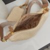 6930b7466e68136f4d9ae186 Prada Raffia Woven Triangle Bag with Box Packaging, 3D Logo, Lightweight Design, Metal Chain Included