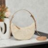 6930b7486e68136f4d9ae187 Prada Woven Hobo Bag with Box