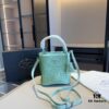 6930b7496e68136f4d9ae18a New Arrival - Upgraded Version, High-End Prada Limited Counter Bling Crystal Bucket Bag